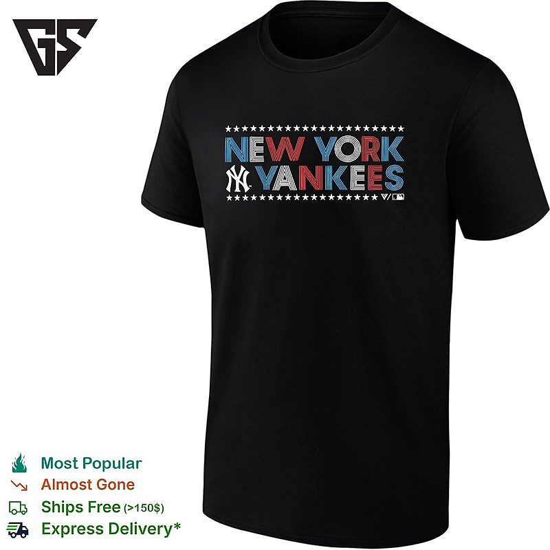New York Yankees Independence Day Macy Star-Spangled Retro T-Shirt New York Yankees Independence Day Macy Star-Spangled Retro T-Shirt