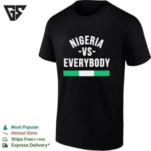 Nigeria Vs Everybody Flag Soccer Pride T-Shirt