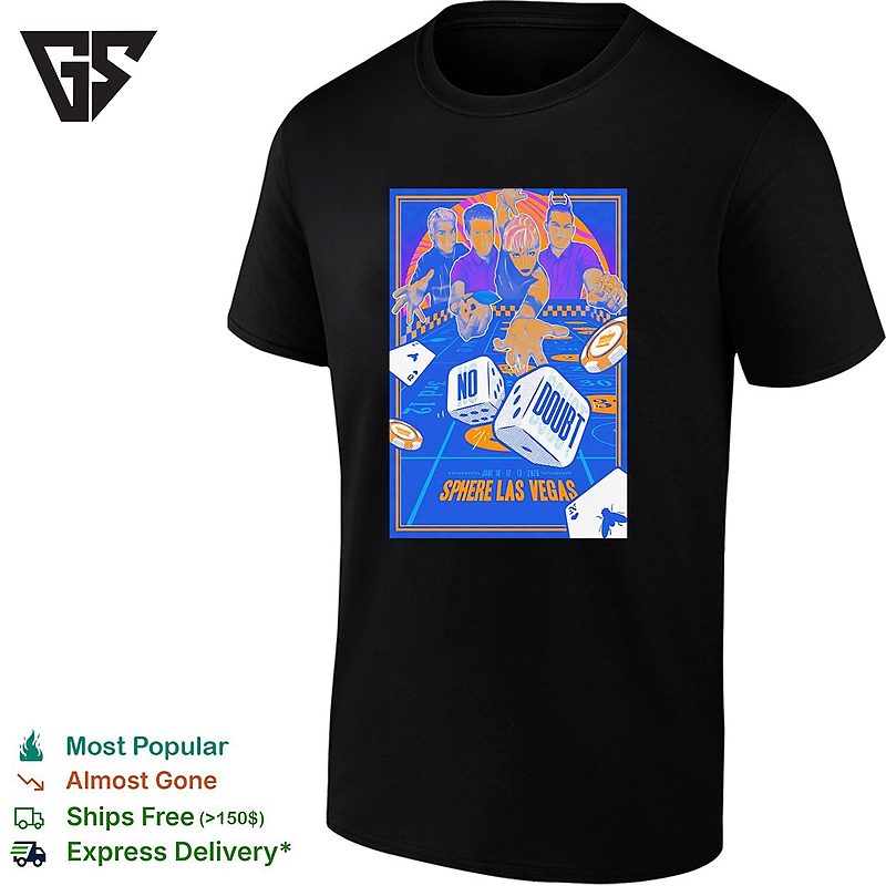 No Doubt Sphere Las Vegas Concert Poster T-Shirt No Doubt Sphere Las Vegas Concert Poster T-Shirt