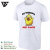 No Thoughts Just Panic Duck Cartoon Anxiety Humor T-Shirt
