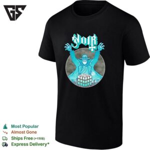 Noir Mysterious Masked Figure Rubik’s Cube Gothic Dark Graphic T-Shirt