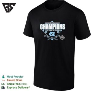 North Carolina Tar Heels 2026 NCAA Di Baseball Chapel Hill Regional Champions The Road To Omaha T-Shirt