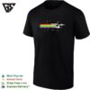Nyan Cat Rainbow Pixel Art Space Sci-Fi Starship T-Shirt