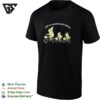 Off To Commit Dad Foolery Three Frogs Riding Bicycles Family Humor Art T-Shirt