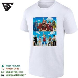 Onpice Characters Anime Pirate Crew Group Poster T-Shirt