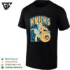 Orange Cat Dunking Basketball Rock On New York Knicks Champs 2026 T-Shirt