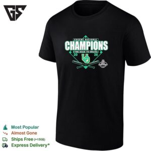 Oregon Ducks 2026 NCAA Di Baseball Eugene Regional Champions The Road To Omaha T-Shirt
