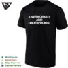 Overworked And Underfucked Embroidered Patch Text T-Shirt