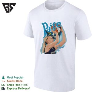 Paige Bueckers Throwing Ball Dallas Wings Portrait T-Shirt