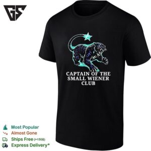 Panther Of Evil Captain Of The Small Wiener Club T-Shirt