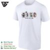 Patriotic Pals 250th Cartoon Ducks Colonial Costume Stamp Frame Illustration T-Shirt