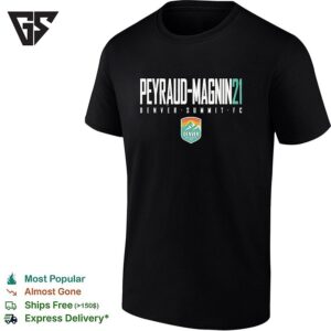 Pauline Peyraud Magnin 21 Denver Summit Fc Professional Women’s Soccer Team T-Shirt