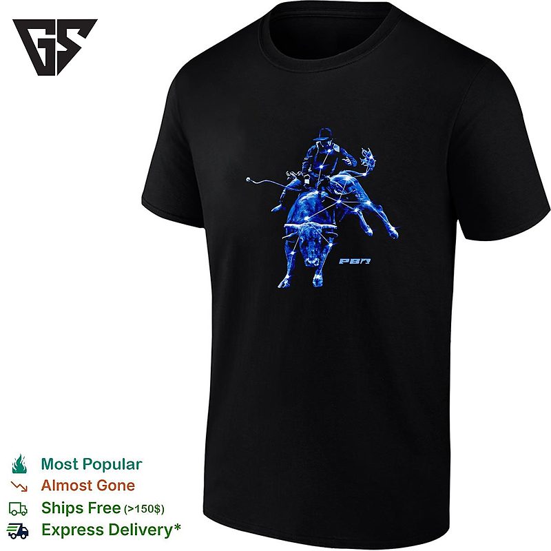 Pbr Bull Rider Constellation Stars Graphic T-Shirt Pbr Bull Rider Constellation Stars Graphic T-Shirt