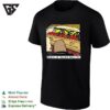 Per His Will He Is Being Buried Chicago-Style Hot Dog Funeral Illustration T-Shirt