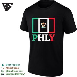 Philadelphia Phillies Mexico Phly Flag Mashup Heritage City Pride T-Shirt