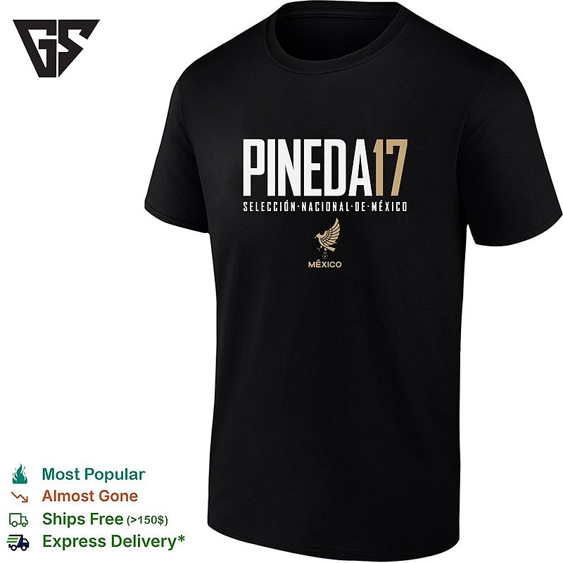 Pineda 17 Mexico Seleccion Nacional De Mexico T-Shirt Pineda 17 Mexico Seleccion Nacional De Mexico T-Shirt