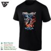 Powerwolf Wolf Knight Holding Flag W.o.a 2026 Festival Illustration Poster T-Shirt