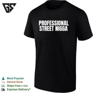 Professional Street Legend Bold Text Funny T-Shirt