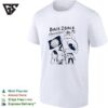 Psg Back 2 Back Champions Cute Cartoon Holding Flag T-Shirt