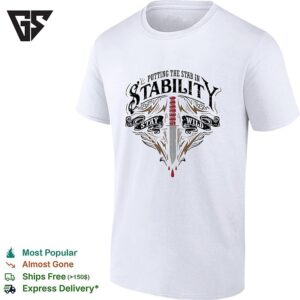Putting The Stab In Stability Stay Wild Dagger Graphic T-Shirt