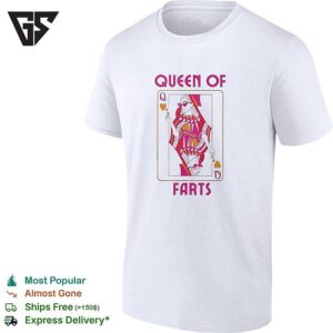 Queen Of Farts Playing Card T-Shirt