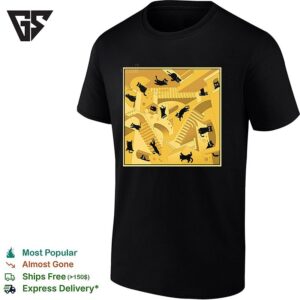 Relativity Cats Cat On Escher’s Relativity Stairs T-Shirt