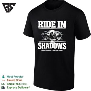 Ride In The Shadows Asphalt Brotherhood Motorcycle T-Shirt