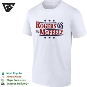 Rogers Mcfeely 1968 Presidential Campaign Parody Mr Rogers Neighborhood T-Shirt