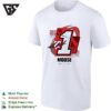 Ross Chastain 1 Moose Trackhouse Nascar Signature T-Shirt