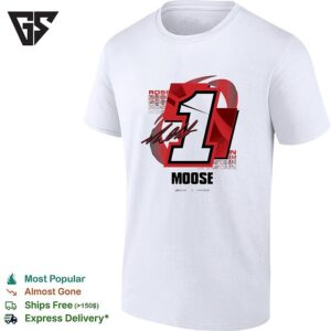 Ross Chastain 1 Moose Trackhouse Nascar Signature T-Shirt