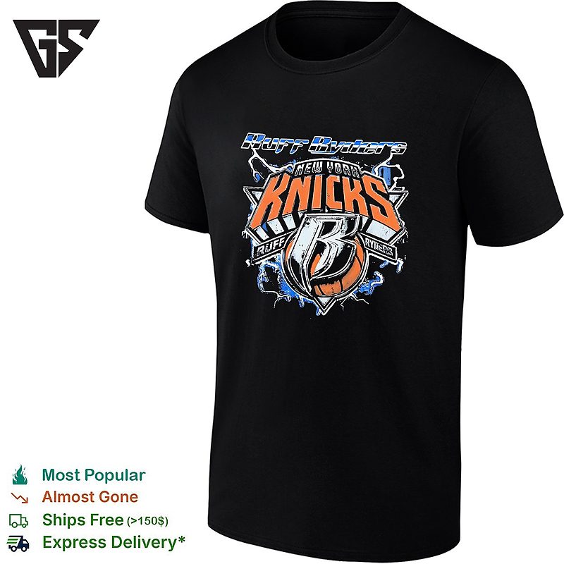 Ruff Ryders New York Knicks B Logo Rap Hip Hop Music Parody T-Shirt Ruff Ryders New York Knicks B Logo Rap Hip Hop Music Parody T-Shirt