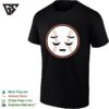 Sad Face Baseball Emoji Blue Orange Graphic T-Shirt