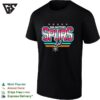 San Antonio Spurs NBA Basketball Team Text Logo Sports Fan T-Shirt