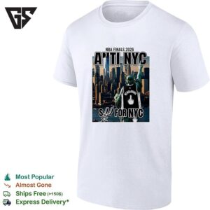 San Antonio Spurs Victor Wembanyama 1 Statue Of Liberty Fuck Nyc Middle Finger New York Skyline Finals 2026 T-Shirt