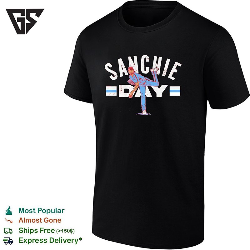 Sanchie Day Chicago Cubs Sanchez Pitcher Baseball T-Shirt Sanchie Day Chicago Cubs Sanchez Pitcher Baseball T-Shirt