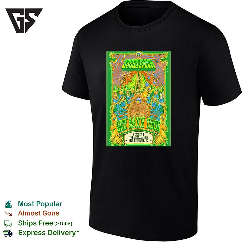 Saxsquatch The Windjammer Isle Of Palms Sc Oct 2 2026 Poster T-Shirt Saxsquatch The Windjammer Isle Of Palms Sc Oct 2 2026 Poster T-Shirt