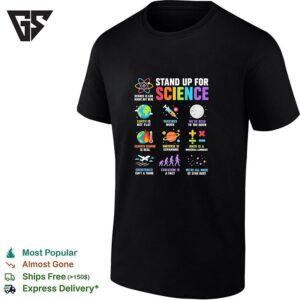 Science Geek Advocacy Nine Icons Stand Up For Is Like Magic But Real T-Shirt