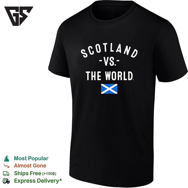 Scotland Vs The World Flag Fifa 2026 T-Shirt Scotland Vs The World Flag Fifa 2026 T-Shirt