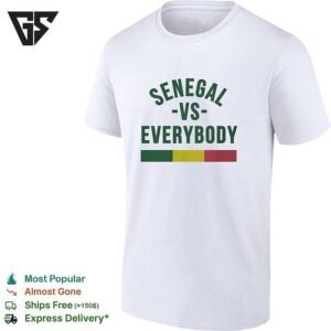 Senegal Vs Everybody Flag Soccer Pride T-Shirt