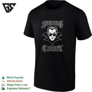 Serving Count Vampire Dracula Cool Gothic Humor T-Shirt