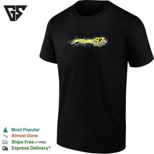 Shane Van Gisbergen 97 Svg Lightning Bolt Signature Nascar T-Shirt