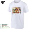 She Loves Jesus And America Too Statue Of Liberty Cross Fireworks Roses T-Shirt
