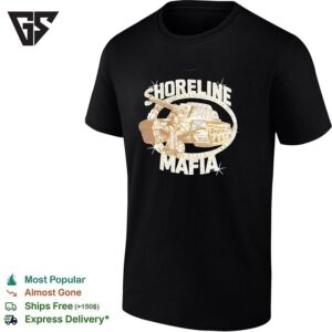 Shoreline Mafia Tank Gold Diamond Bling Hip Hop Music Logo Art Rap Culture T-Shirt