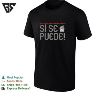 Si Se Puede Mexico Seleccion Nacional Dark Minimal T-Shirt