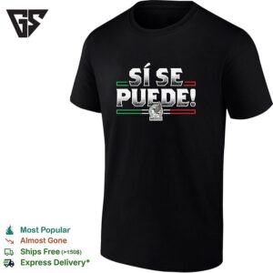Si Se Puede Mexico Seleccion Nacional Flag Stripes T-Shirt