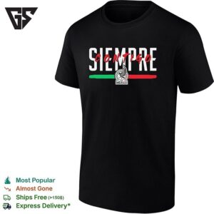 Siempre Contigo Mexico Seleccion Nacional Soccer Flag T-Shirt