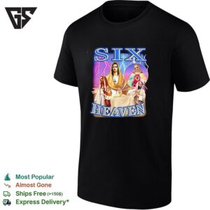Six Heaven Jesus Holy Trinity Portrait Vintage Bootleg T-Shirt