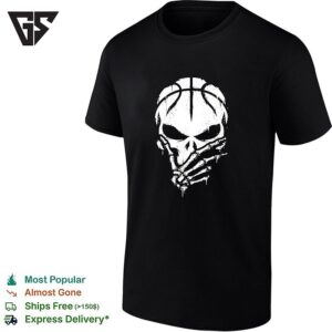 Skeleton Jalen Brunson 3 Point New York Knicks Basketball NBA Finals 2026 T-Shirt