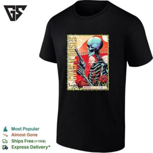 Skeleton With Gun And Roses Guns N Roses Amsterdam Netherlands 2026 T-Shirt