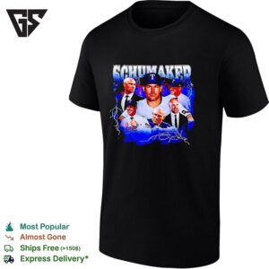 Skip Schumaker Texas Rangers Mlb 90s Bootleg Retro Tribute Fan Art T-Shirt